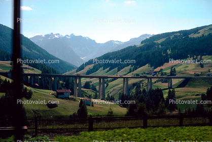 Alps, Mountains, Highway, Valley, near Innsbruck