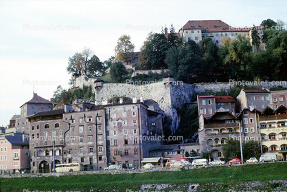 Hohensalzburg Castle, buildings, Banks of the Salzach River, Salzburg