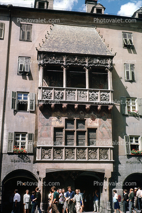 building, balcony, Innsbruck