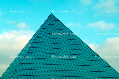 glass pyramid at Julius Fucik Park of Culture and Recreation, Prague