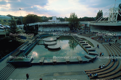 Water Fountain, ampitheater, Julius Fucik Park of Culture and Recreation