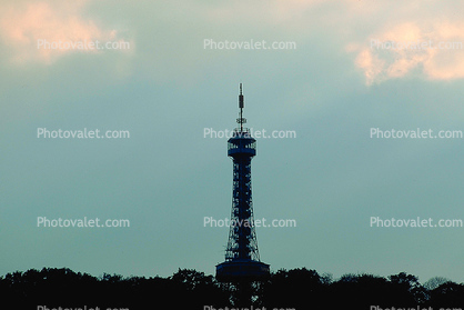 Petrin Lookout Tower, octagonal structure, Eiffel Tower replica