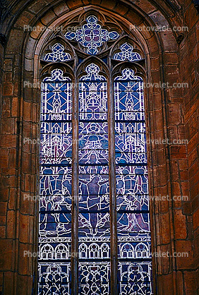 Stained Glass Window, Prague