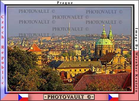 Skyline, buildings, Prague, Church of Saint Nicholas, building, dome