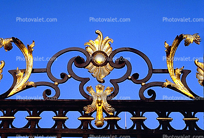 Ornate Gate, Wrought Iron, Hradcany Castle, Prague