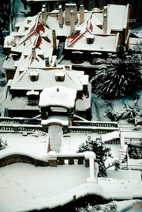 Buildings in the Snow, ice, Winter, cold