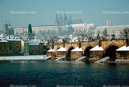 Charles Bridge, Vltava River, Prague