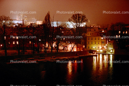 Vltava River, Prague, Twilight, Dusk, Dawn