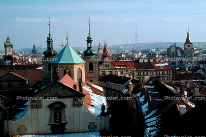 rooftops, building, church, cathedral