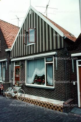 home, house, window, curtain, June 1977