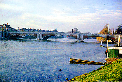 River Thames, London, 1950s