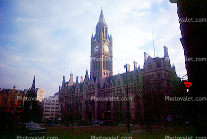 Clock Tower, Albert Square, Manchester, England, 1950s
