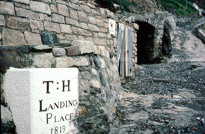 T:H Landing Place, 1819, Trinity Place, Lundy, England, 1950s