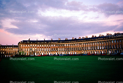 Royal Crescent, Bath, England, landmark
