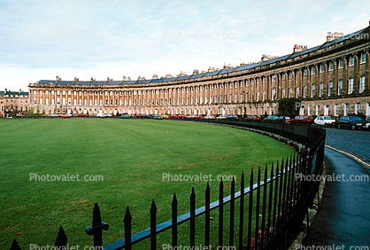 Royal Crescent, Bath, England, landmark