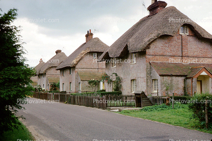 Thatched Roof House, Home, Building, street