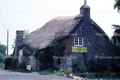 Old Mother Hubbard Cottage, Historic Building, town of Yealmpton, county of Devon, England