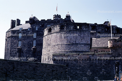Castle, Edinburgh, Scotland, Turret, Tower