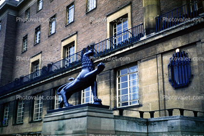 Statue, Norwich, Lion