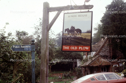 The Old Plow, Public Footpath, England