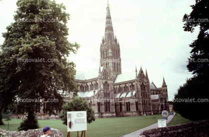 Salisbury Cathedral, Spire, England
