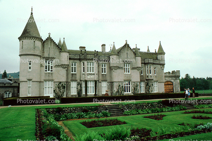Balmoral Castle, Scotland, large estate house, Aberdeenshire, known as Royal Deeside