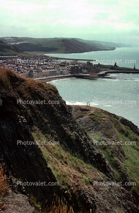 Constitution Hill, Cliffs, Aberystwyth, Mid-West Wales coastline, Wales