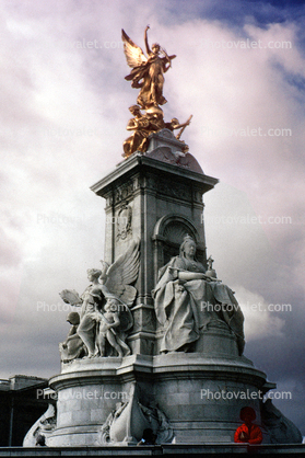 Queen Victoria Memorial, Statue, 1960s, landmark