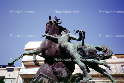 Statue, Statuary, Horse, Sculpture, Bronze, Landmark