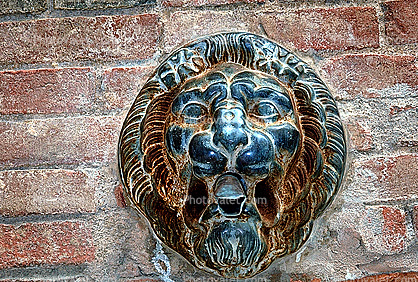 Lion, Sculpture, Face