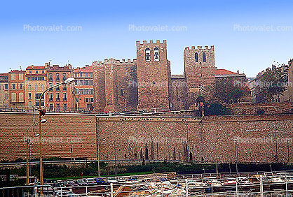 Waterfront, Docks, Fort Saint-Nicolas de Marseille, Landmark
