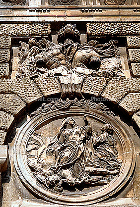 Medallion, bar-Relief, Arc de Triomphe, Montpellier