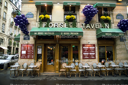 Forse's Tavern, Corner Cafe, Chairs, Tables, Door, Doorway