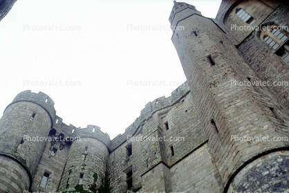 Castle, Church, Mont Saint Michel, Normandy, France