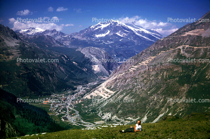 Alps, Mountains, U-Shaped Valley, July 1971, 1970s