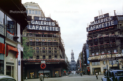 Aux Galeries Lafayette, Galleries, May 1959, 1950s