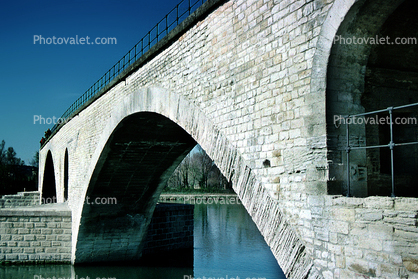Pont Saint-Benezet Bridge, Pont d'Avignon, Rhone River, medieval bridge, ruin, landmark, Avignon, Chapel of Saint Nicholas