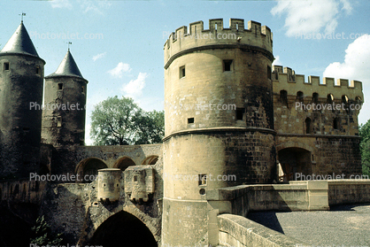 Chateau, Tower, Turret, Castle