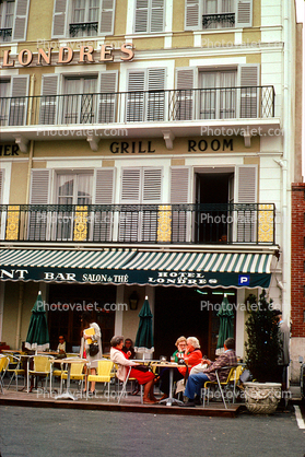 Sidewalk Cafe, Paris, September 1971
