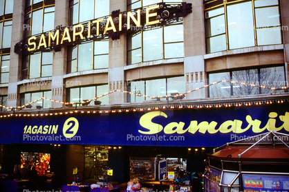 Samaritaine, shops, building, December 1985