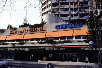 Restaurant LE CHAROLAIS, landmark building, December 1985