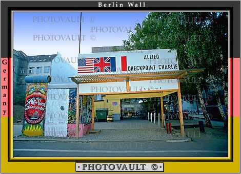Checkpoint Charlie, the Wall, Berlin