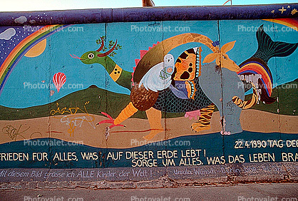 the Berlin Wall