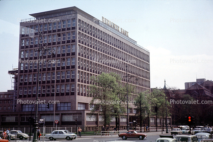 building, car, Berlin, May 1970, 1970s