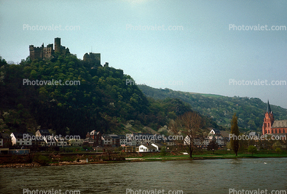 Heidelberg, Castle, River Nekar, May 1970, 1970s