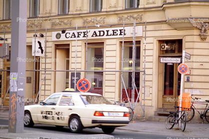 Cafe Adler, Taxi Cab, Car, Berlin