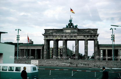 Brandenburg Gate, Berlin, 1950s