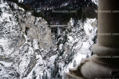 Snow, Cold, Ice, Frozen, Icy, Winter, Bridge, Granite, Hohenschwangau, Bavaria, Schwangau