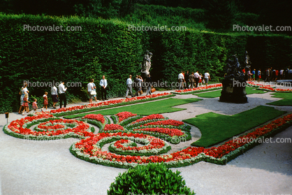 Gardens, statue, ornate, Linderhof Palace, Schloss, Museum, Ettal, Bavaria