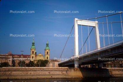 Elisabeth Suspension bridge, Danube River, Budapest